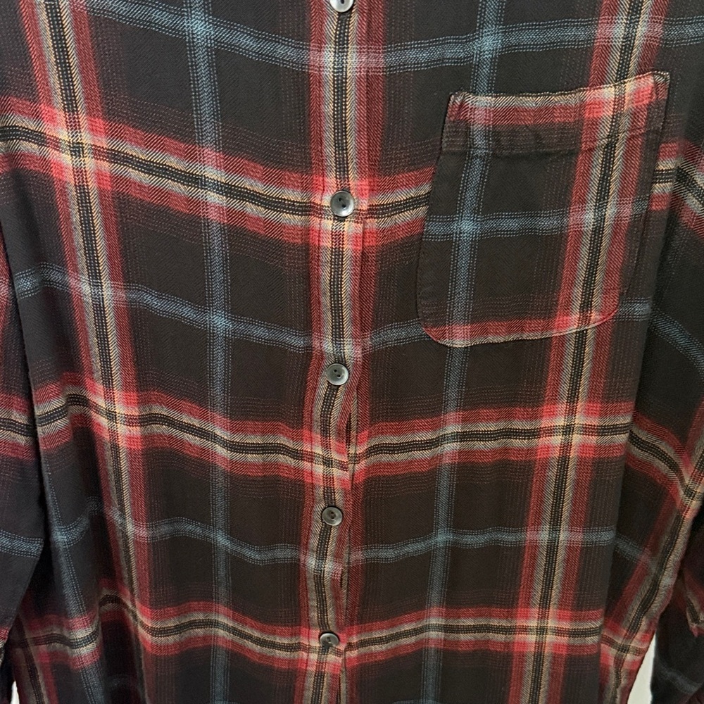 Pendleton Plaid Button Down Blouse - image 4